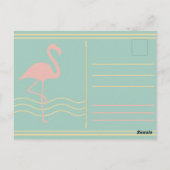 Carte Postale Holiday Greetings Miami Beach Art Deco Postcard (Dos)