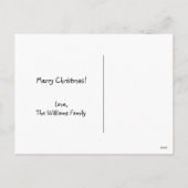 Carte postale Holiday Photo (Dos)