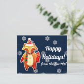 Carte Postale Holiday Raccoon (Debout devant)