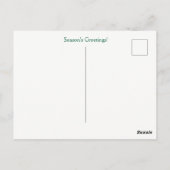 Carte Postale Holiday Seasons Greetings Country Barn  (Dos)