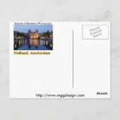 CARTE POSTALE HOLLAND (Dos)