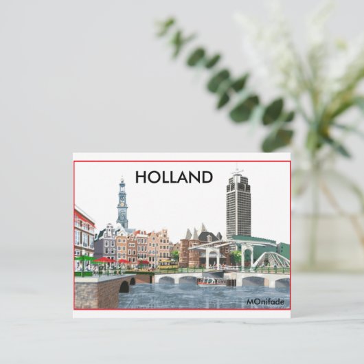 CARTE POSTALE HOLLAND (Debout devant)