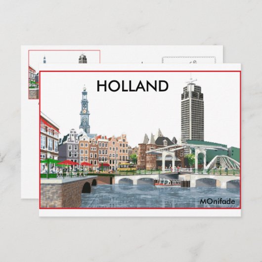 CARTE POSTALE HOLLAND (Devant / Derrière)