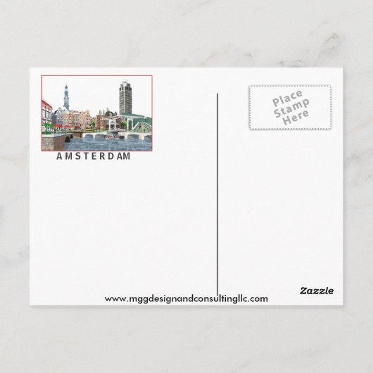 CARTE POSTALE HOLLAND (Dos)