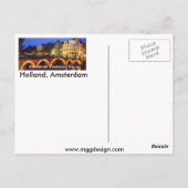 Carte Postale HOLLAND 2 ( Oluwatosin Gbadamosi Design ) (Dos)
