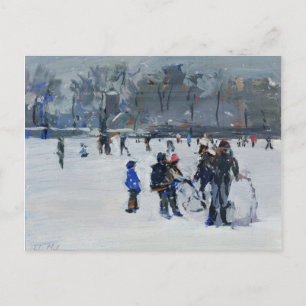 Carte Postale Holland Park dans la neige 2009