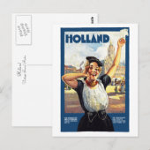 Carte Postale Hollande (Devant / Derrière)