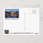 CARTE POSTALE HOLLANDE (Dos)