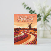 Carte Postale Hollande États-Unis (Debout devant)