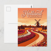Carte Postale Hollande États-Unis (Devant / Derrière)