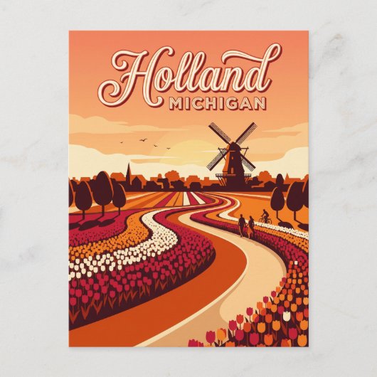 Carte Postale Hollande États-Unis (Devant)
