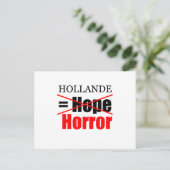 Carte Postale Hollande Not Hope = Horreur ! ! ! ! ! ! ! ! ! ! ! (Debout devant)