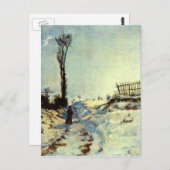 Carte Postale Hollow dans la neige (Devant / Derrière)