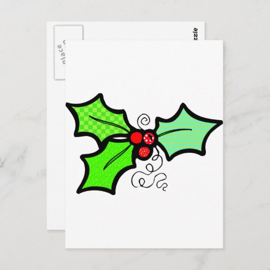 Carte Postale Holly (Devant / Derrière)