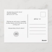 Carte Postale Holly Berry Christmas Mistletoe Salutation d'entre (Dos)