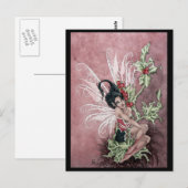 Carte Postale Holly Berry Faery (Devant / Derrière)