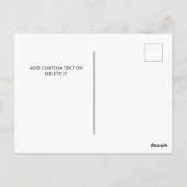 Carte Postale Holly Berry Personalized Photo Memorial Christmas (Dos)