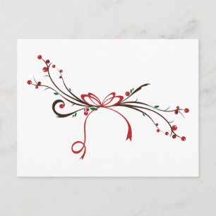 Carte Postale Holly Branch