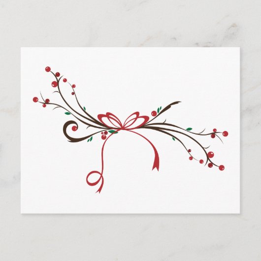 Carte Postale Holly Branch (Devant)