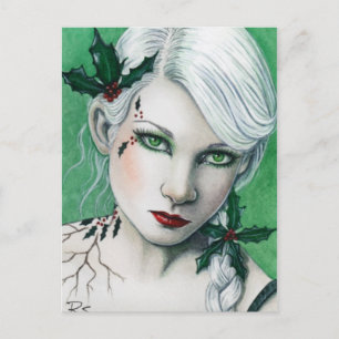 Carte postale Holly Christmas