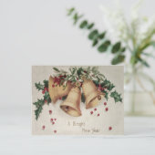 Carte Postale Holly Gui Bells Bell Winterberry (Debout devant)