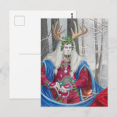 Carte Postale Holly King Portrait mini print (Devant / Derrière)