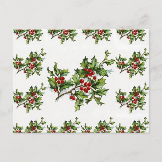 Carte Postale HollyBerries 014 (Devant)