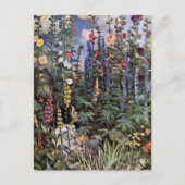 Carte Postale Hollyhocks (Devant)