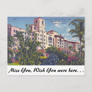Carte Postale Hollywood Beach Hotel, Hollywood, Floride