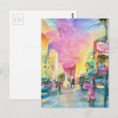 Carte Postale Hollywood Boulevard (Devant / Derrière)