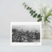 Carte Postale Hollywood, CA Jardins japonais Miniature Village (Debout devant)