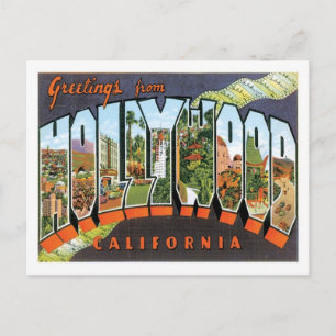 Carte Postale Hollywood California Travel US City