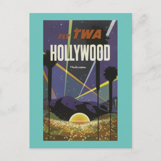 Carte Postale HOLLYWOOD CALIFORNIAVintage voyage (Devant)