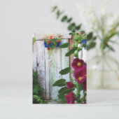 Carte Postale Hollywood et Fleurs (Debout devant)