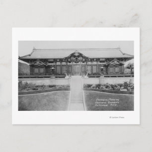 Carte Postale Hollywood, manoir japonais de CA dans les jardins