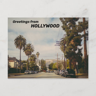Carte Postale Hollywood USA