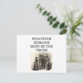 Carte Postale holmes de serrure (Debout devant)