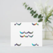 Carte Postale hologramme Aquarius (Debout devant)