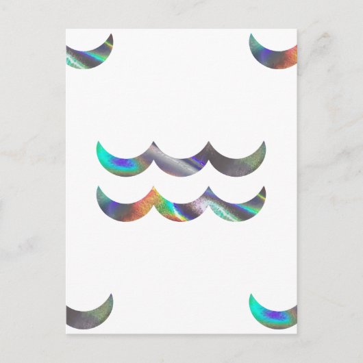 Carte Postale hologramme Aquarius (Devant)