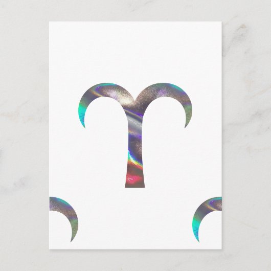 Carte Postale hologramme Aries (Devant)