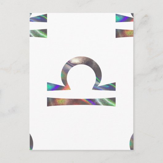 Carte Postale hologramme Balance (Devant)