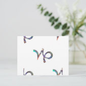 Carte Postale hologramme Capricorne (Debout devant)