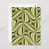 Carte Postale Hologramme de ruée vers l'or fragile (Devant / Derrière)