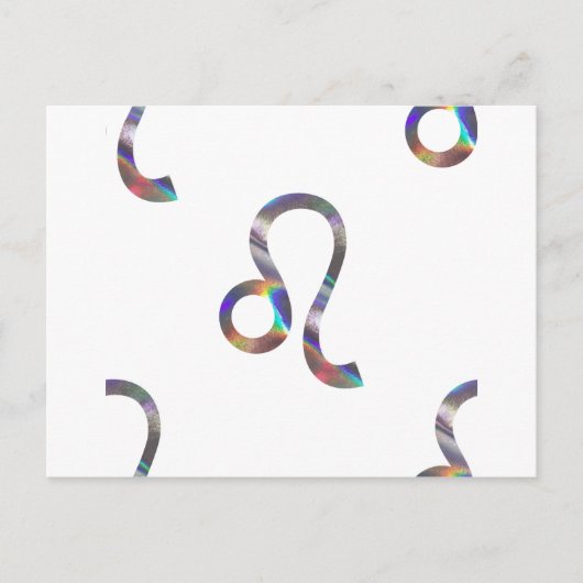 Carte Postale hologramme Leo (Devant)