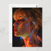 Carte Postale Hologramme pop (Devant / Derrière)