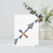 Carte Postale hologramme Sagittarius (Debout devant)