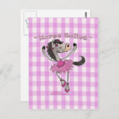 Carte Postale Holsteiner Horse Ballet (Devant / Derrière)