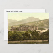 Carte Postale Holyrood Palace, Édimbourg, Écosse (Devant / Derrière)