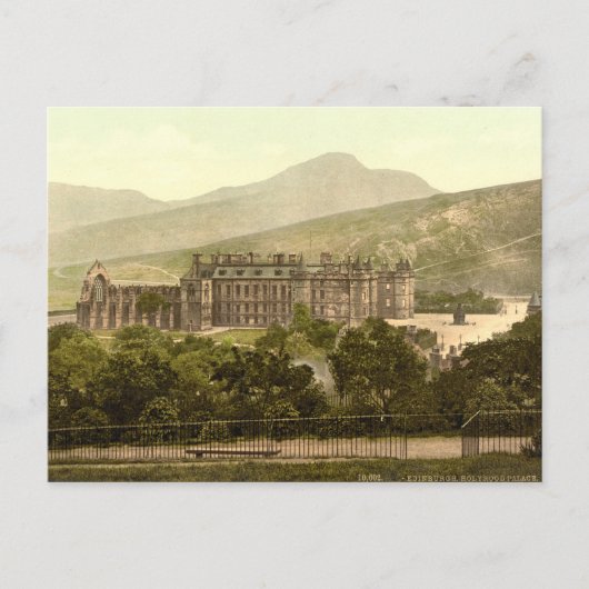 Carte Postale Holyrood Palace, Édimbourg, Écosse (Devant)
