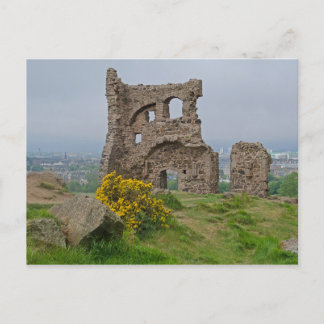 Carte Postale Holyrood Park Chapel Ruins, Édimbourg, Écosse
